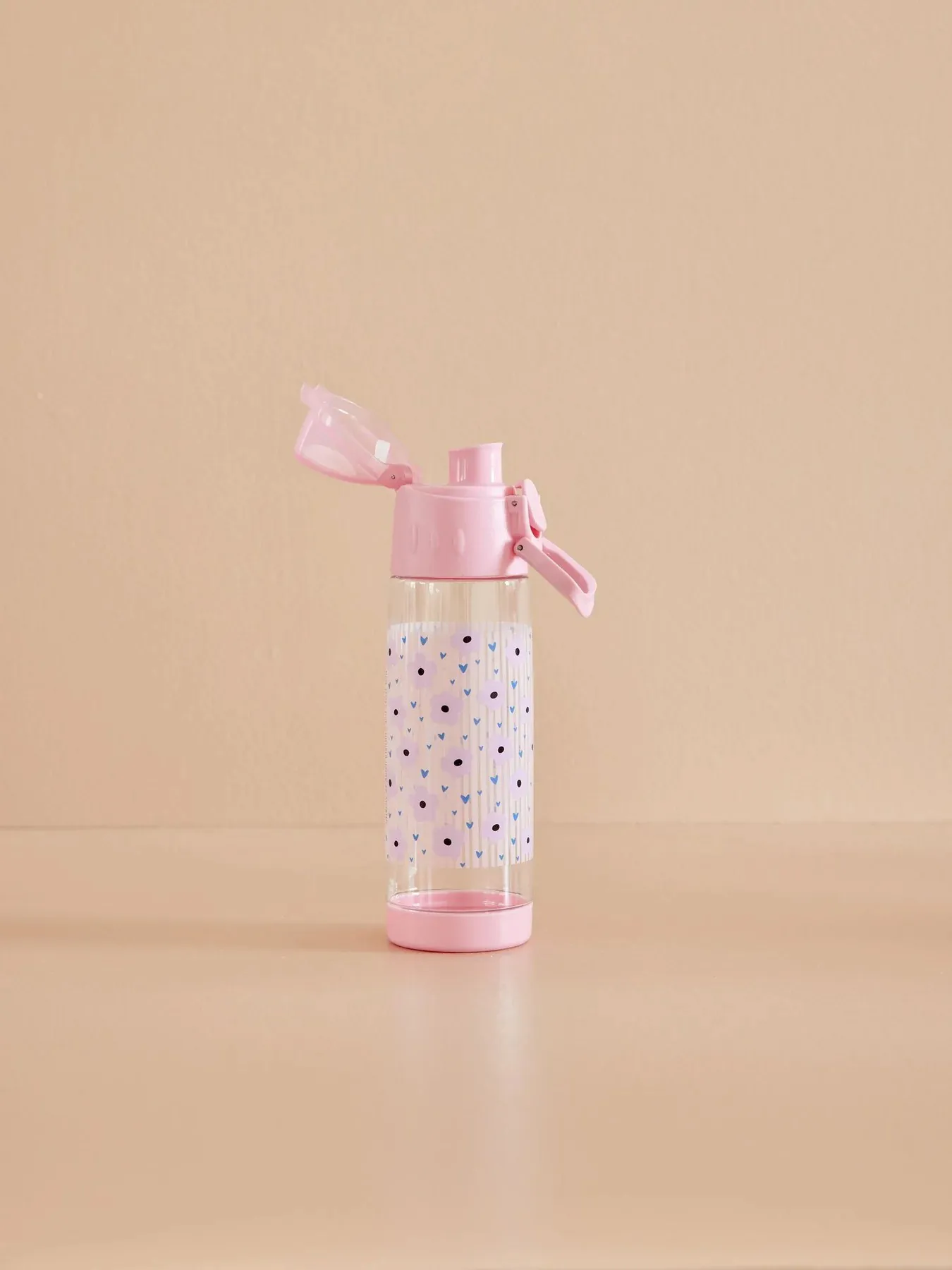 Rice drikkeflaske barn 50 cl, Flower print-pink RICE