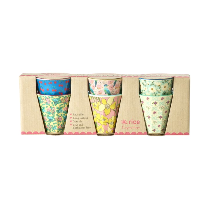 Rice espressokopp melamin 8 cl 6-pk, Show youre true colors RICE