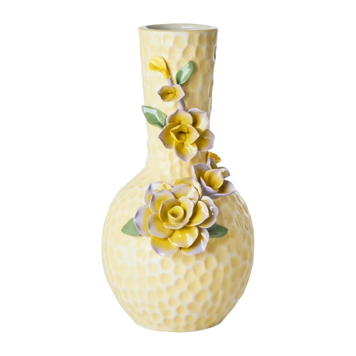 Rice Flower Sculpture vase 25 cm - Cream - RICE