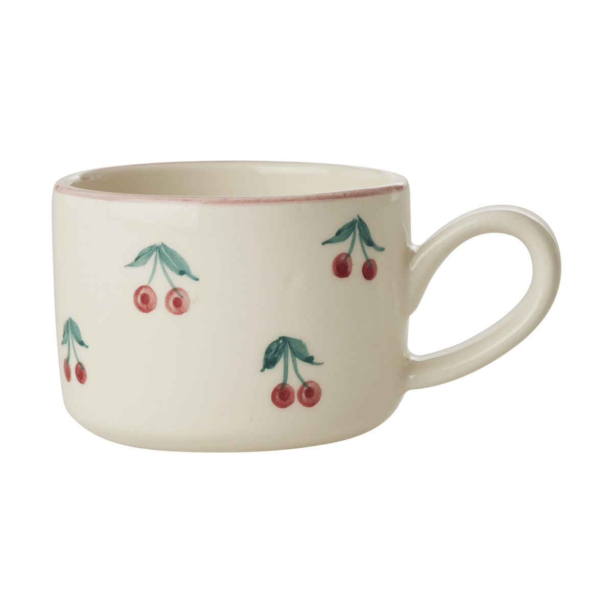 Rice keramikkopp 20 cl Cherry | Skandinavisk Design | Kaffekopper | Rød