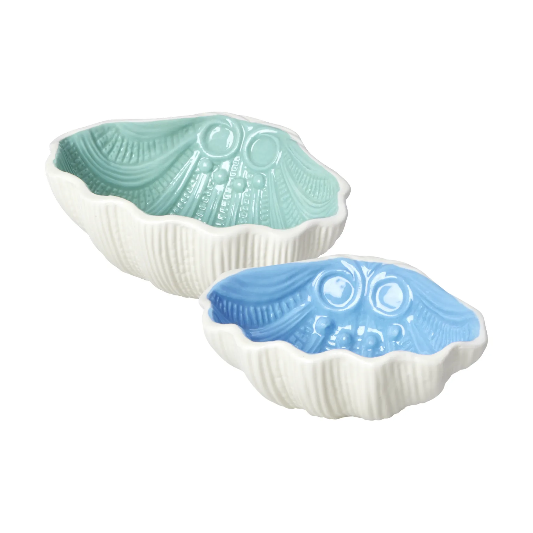 Rice keramikkskål 2 deler, Soft green RICE