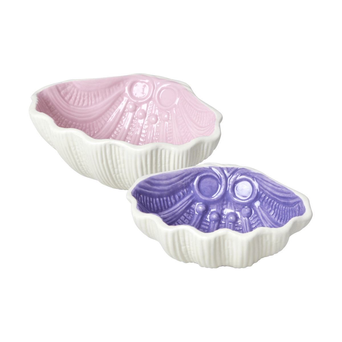 RICE Rice keramikkskål 2 deler Soft pink