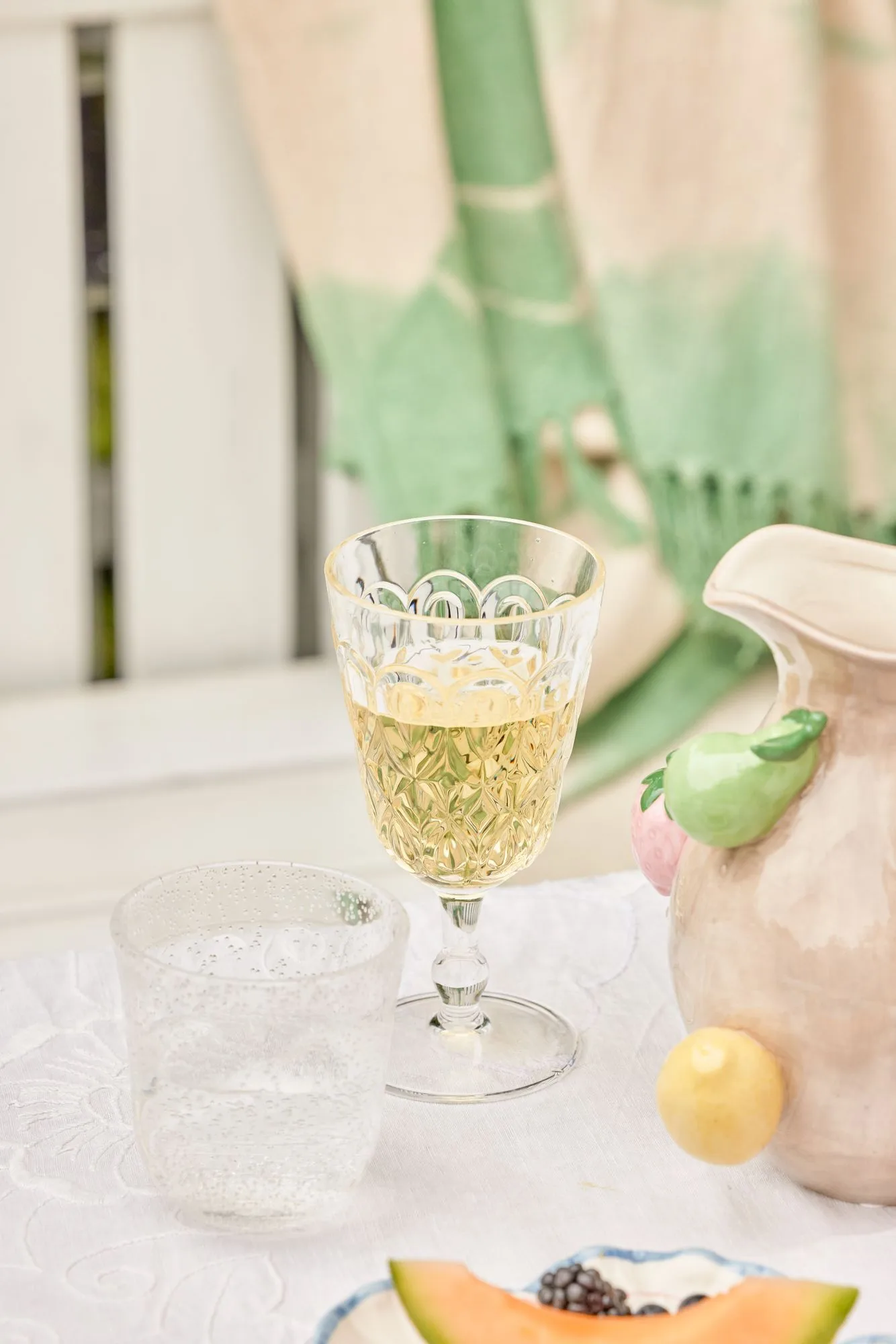 Rice keramikkvase 25 cm, Embossed fruits RICE