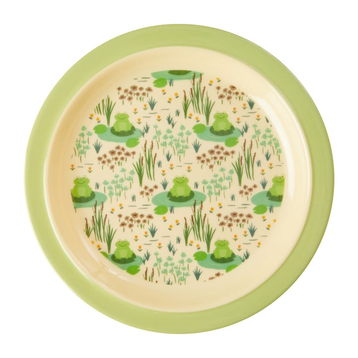 Rice melamin barnetallerken Ø22 cm - Frog - RICE