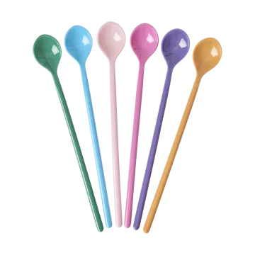 Rice melamin lang skje 6-pk - La joie de vivre - RICE
