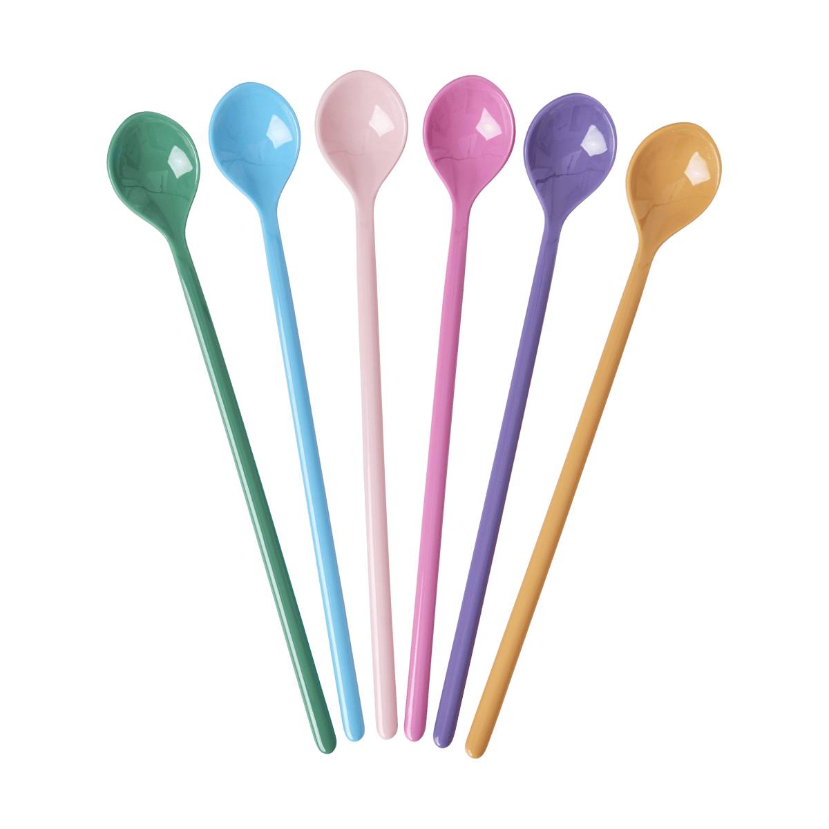 RICE Rice melamin lang skje 6-pk La joie de vivre