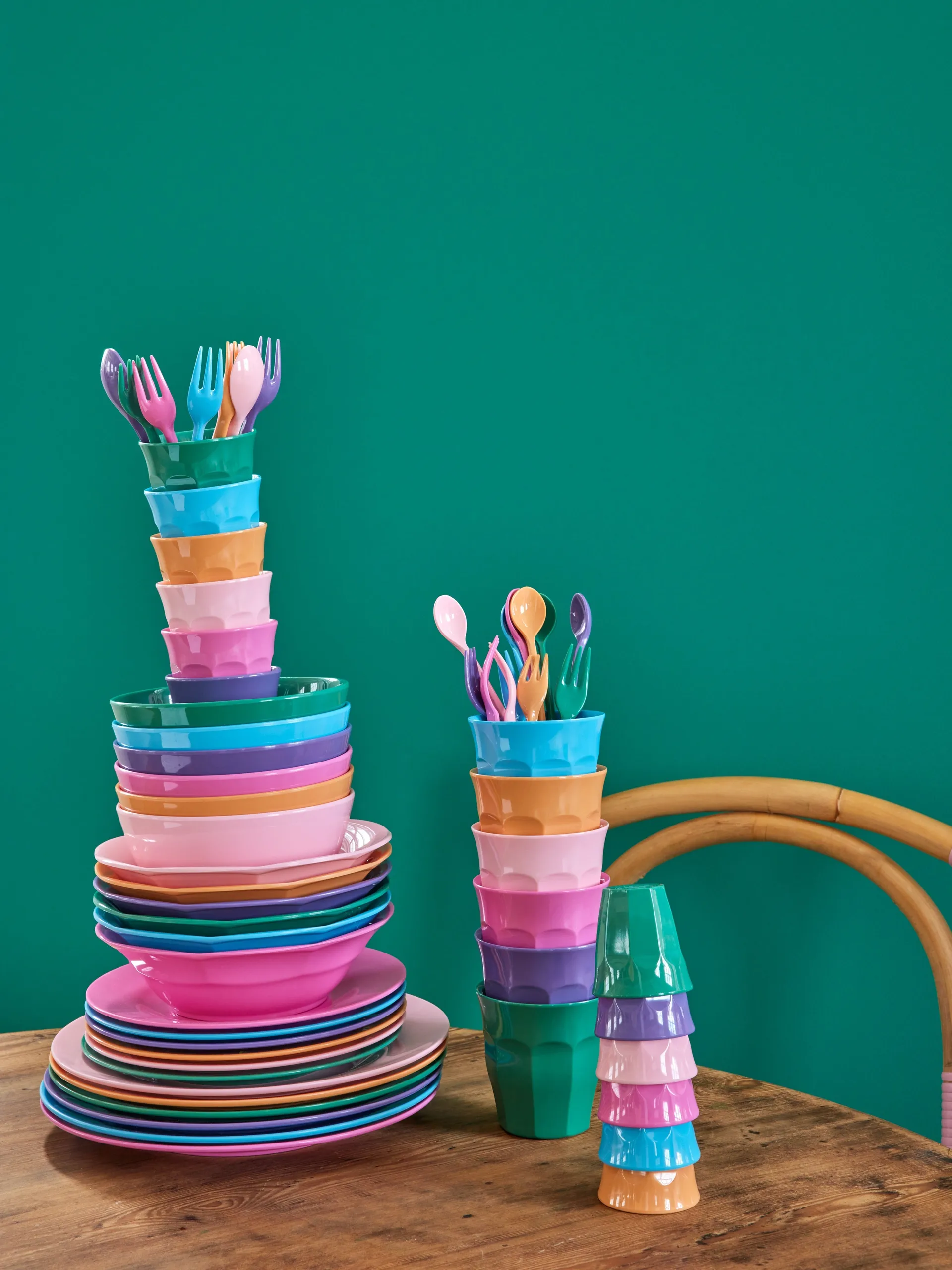 Rice melamin lang skje 6-pk, La joie de vivre RICE