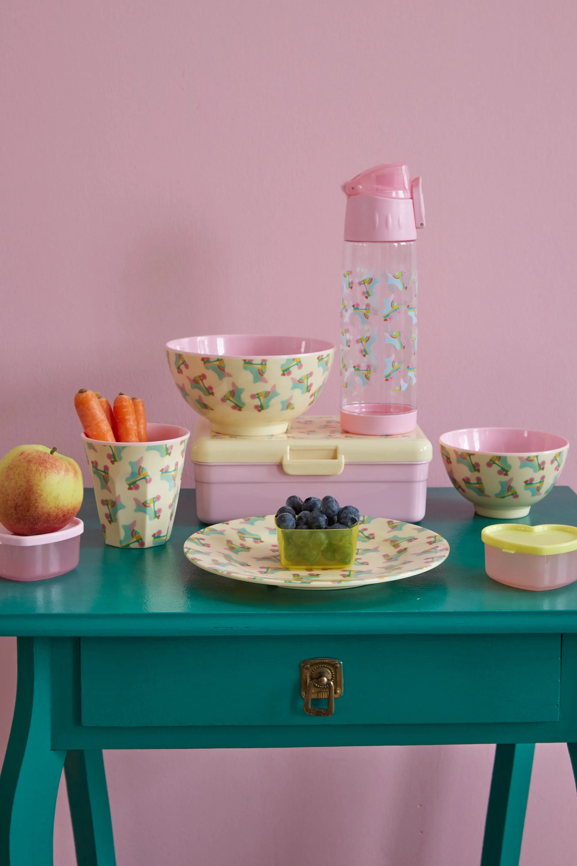 Rice melamin sidetallerken Ø20 cm, Roller skate RICE