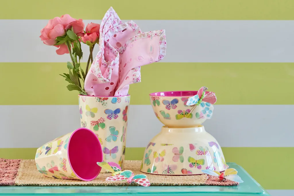 Rice melaminkopp høy, Butterfly RICE