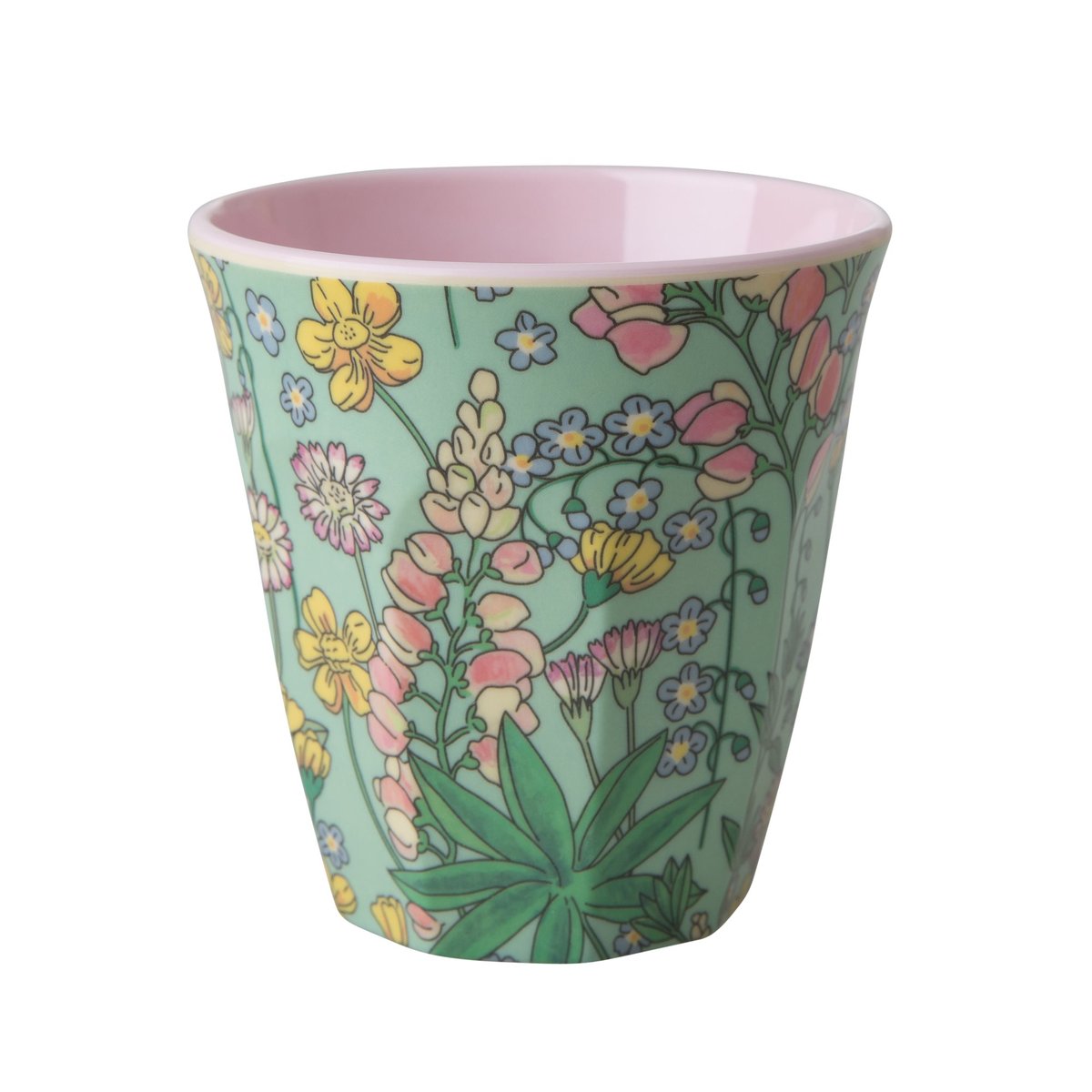 Rice melaminkopp medium Lupin | Skandinavisk Design | Vannglass | Multi