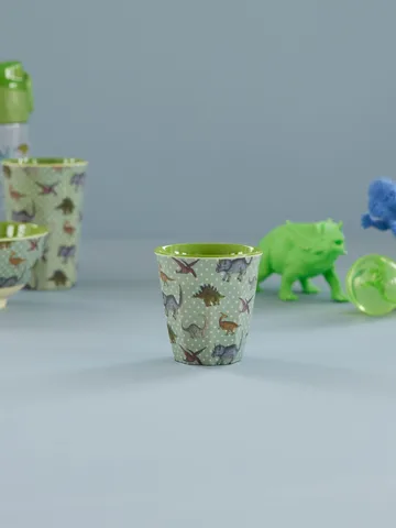 Rice melaminkopp medium - New Dino - RICE
