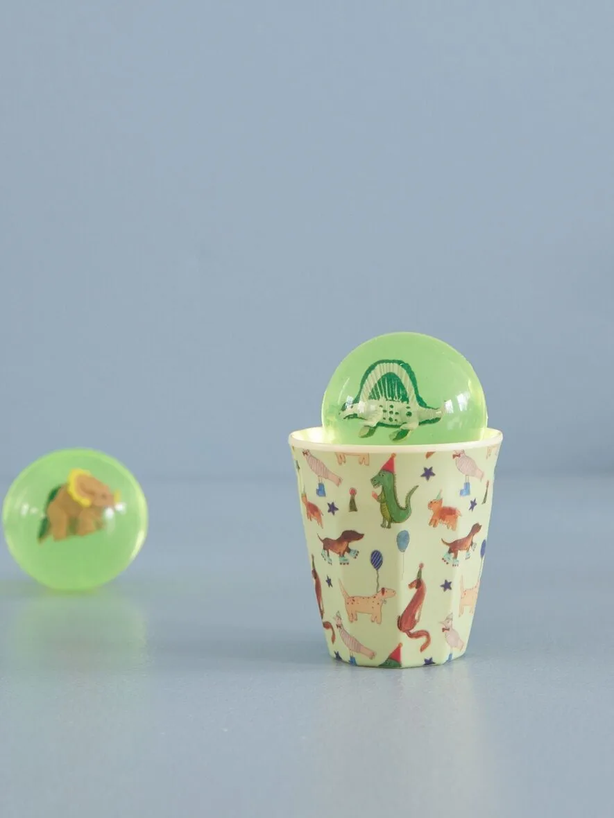 Rice melaminkopp small 20 cl, Animal print-green RICE