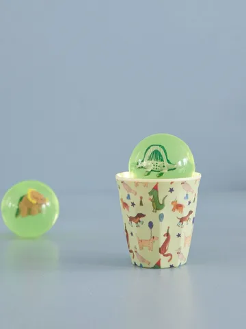 Rice melaminkopp small 20 cl - Animal print-green - RICE