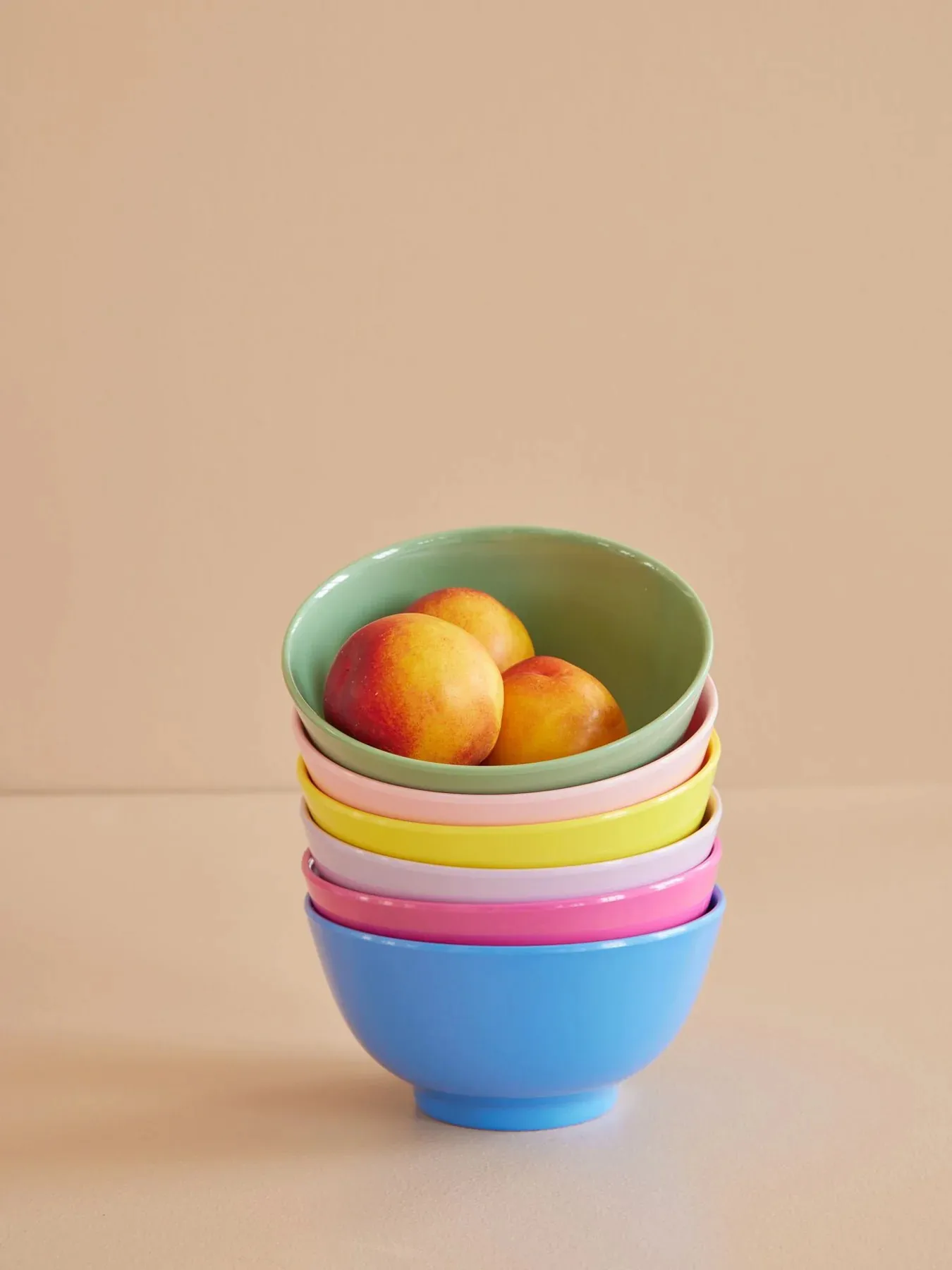 Rice melaminskål medium Ø 15 cm 6 deler, Multicolor RICE