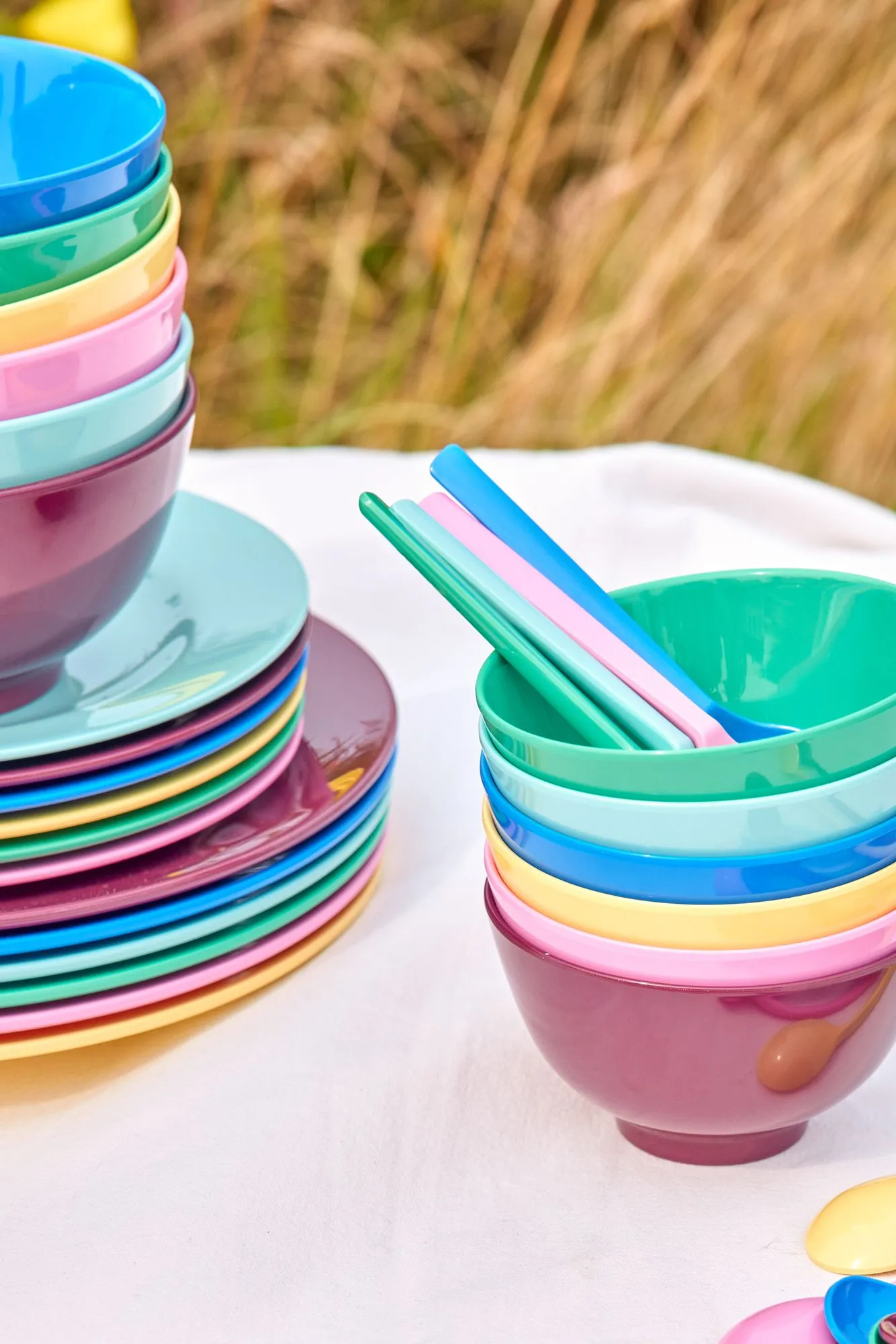 Rice melamintallerken Ø21 cm 6-pk, Show youre true colors RICE