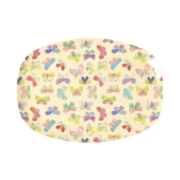 Rice melamintallerken 22x30 cm - Butterfly - RICE