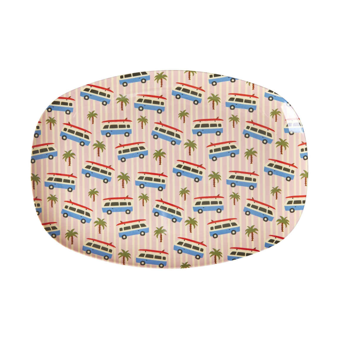RICE Rice melamintallerken 22x30 cm Cars