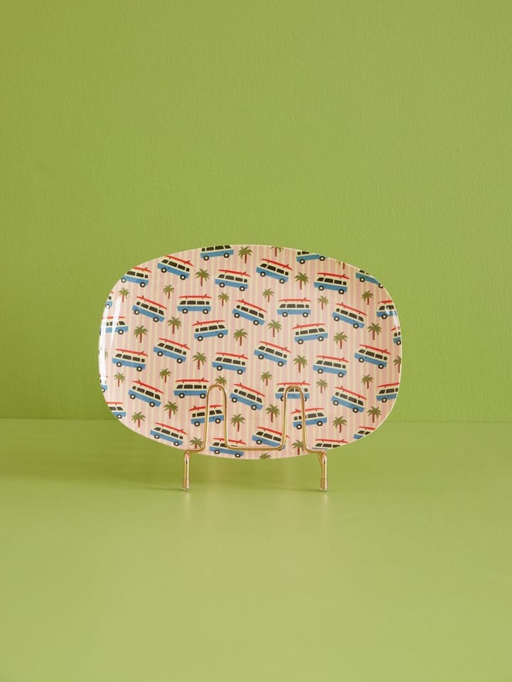 Rice melamintallerken 22x30 cm, Cars RICE