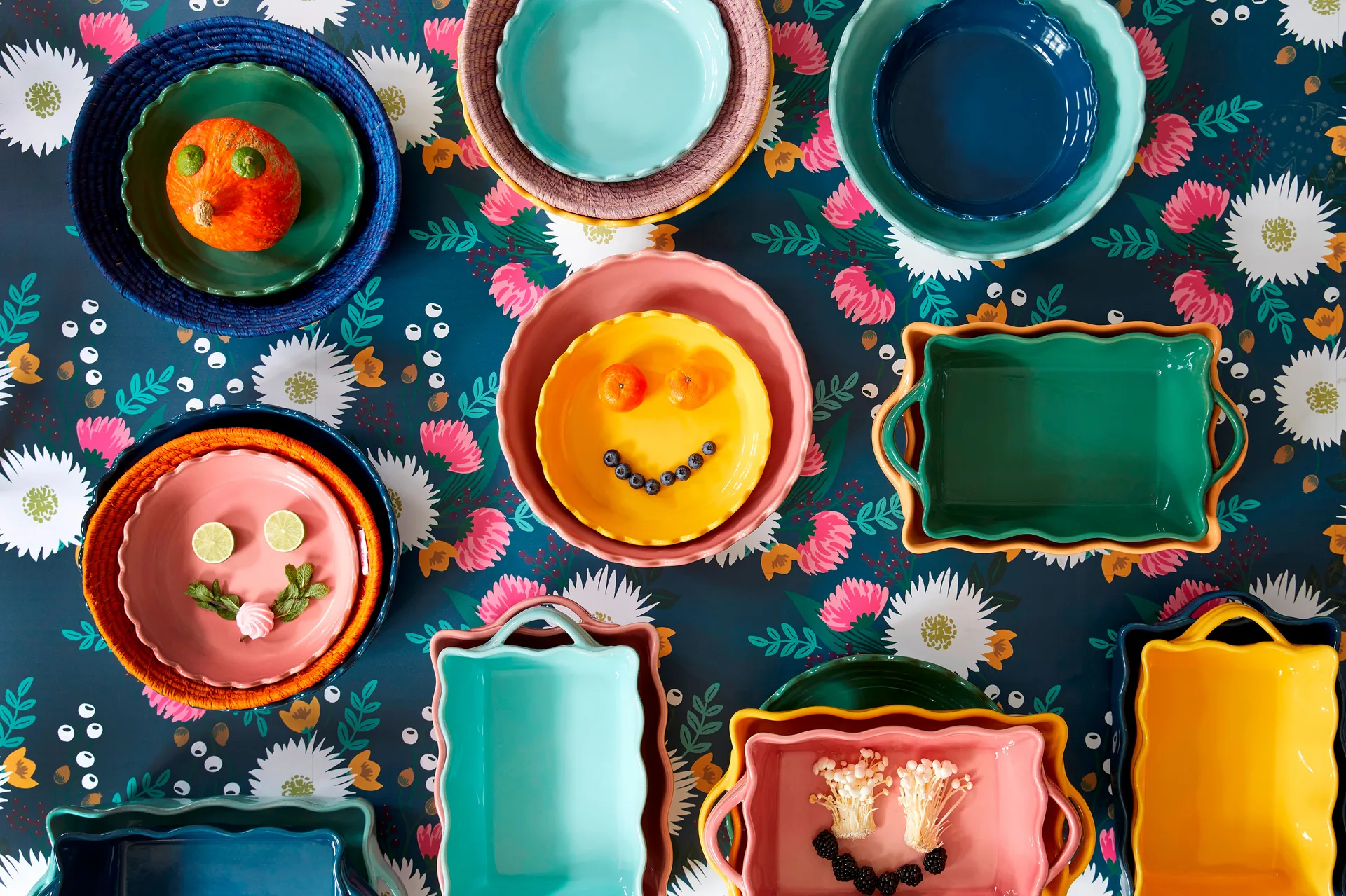 Rice paiform Ø33 cm, Soft pink RICE