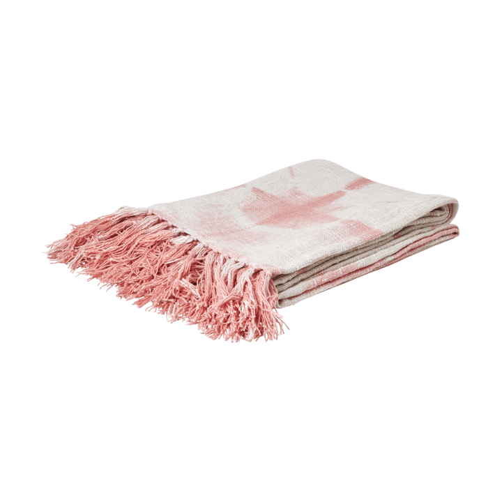 Rice pledd 125x150 cm - Tie-dye, soft pink - RICE