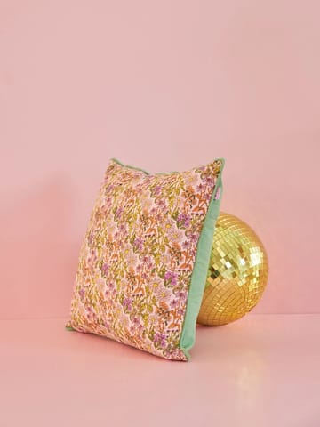 Rice pute blomstrete 40 x 40 cm - Multi-green - RICE