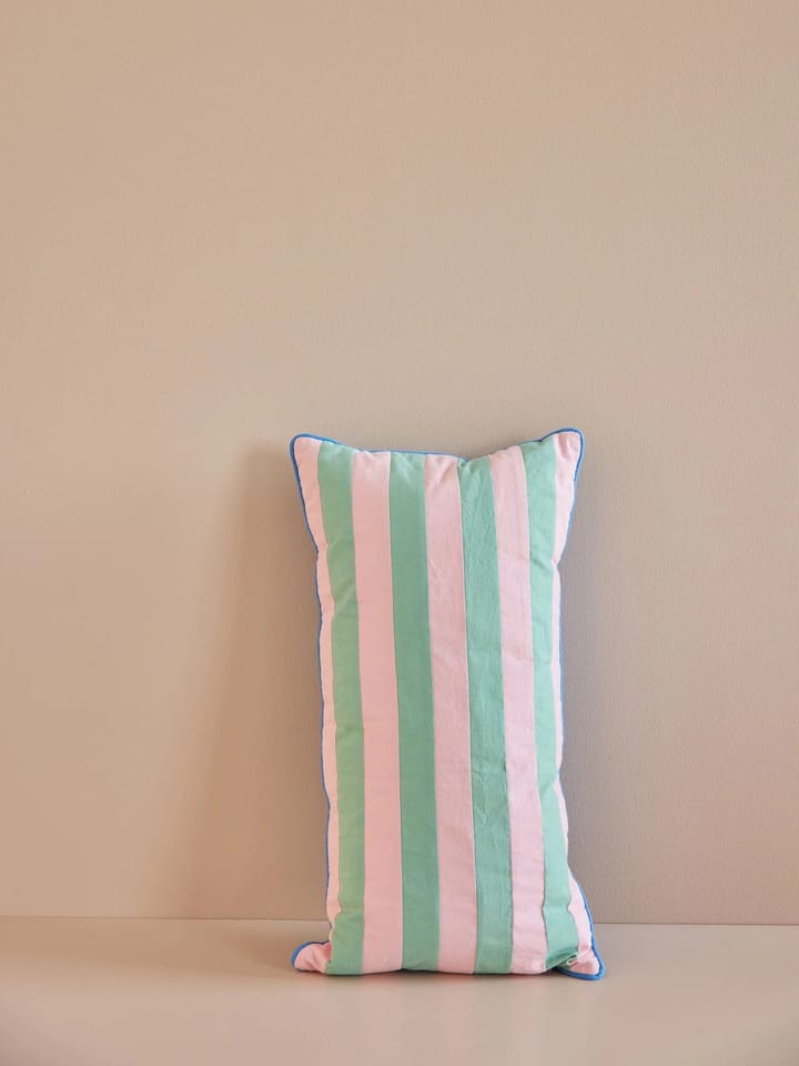 Rice pute stripete 30 x 60 cm, Pink-green RICE