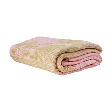 Rice quiltet sengeteppe 225x225 cm - Soft pink - RICE