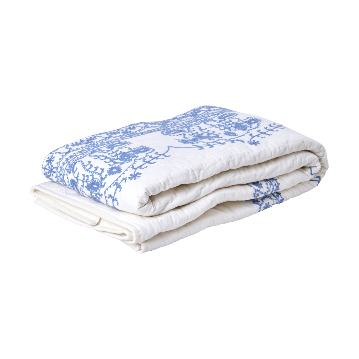 Bilde av RICE Rice quiltet teppe 140x200 cm White