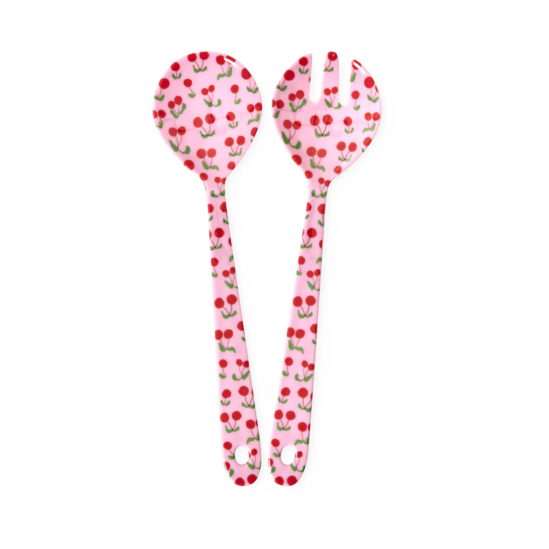 Rice salatbestikk melamin 2 deler, Kirsebær RICE