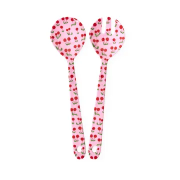 Rice salatbestikk melamin 2 deler - Kirsebær - RICE