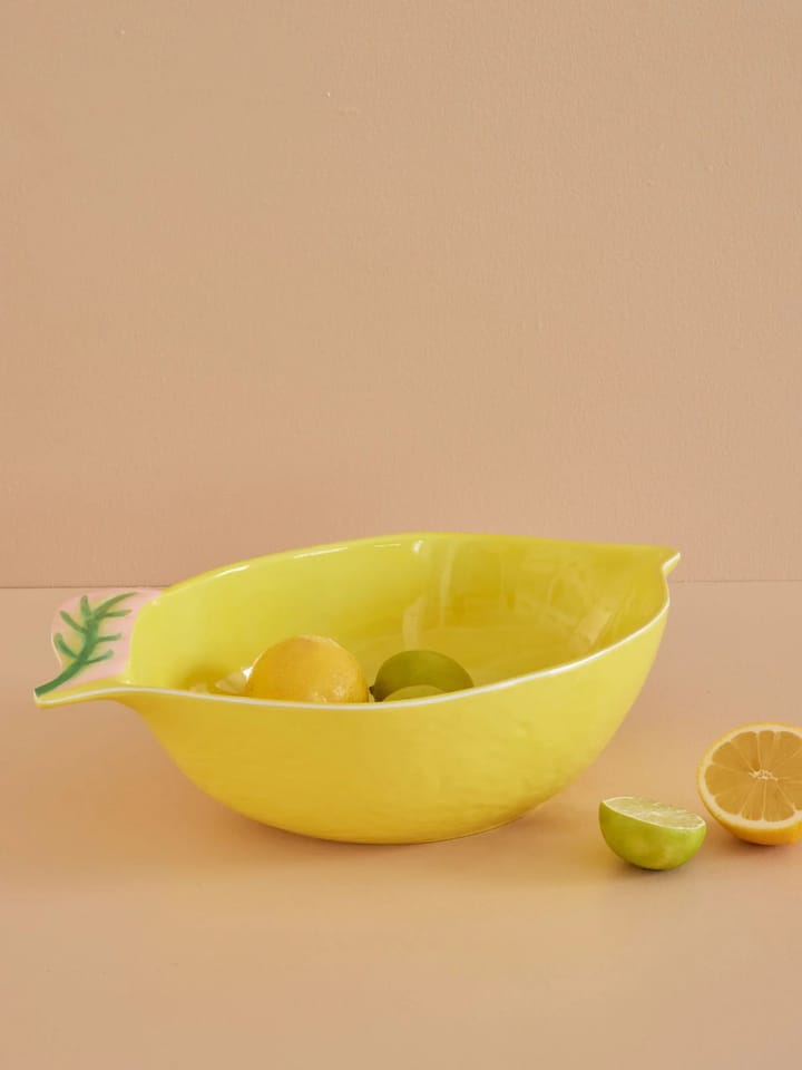 Rice salatskål sitron 24 x 41 cm, Yellow RICE