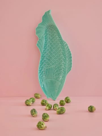 Rice serveringsfat 20 x 53 cm - Aqua - RICE