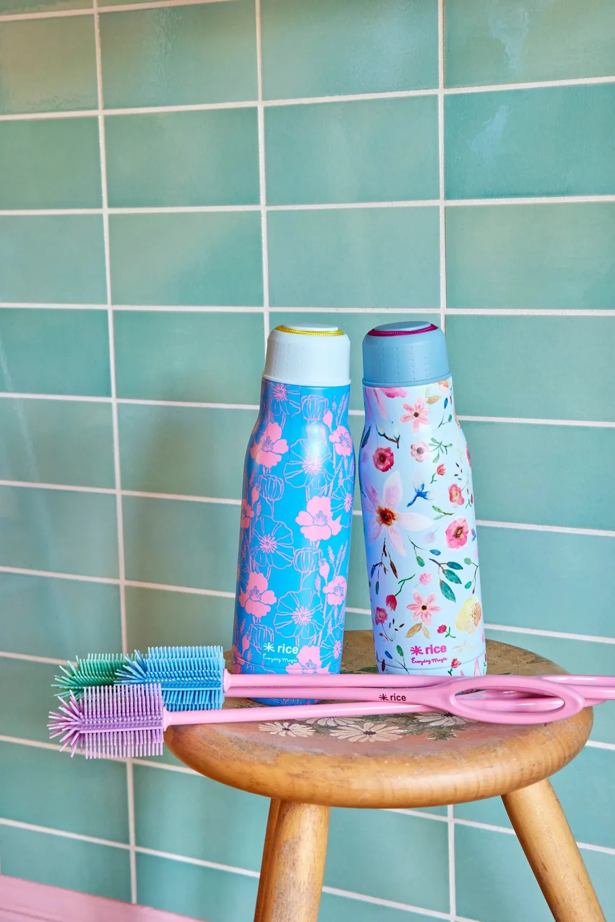 Rice termoflaske 50 cl, Poppie love-blue RICE