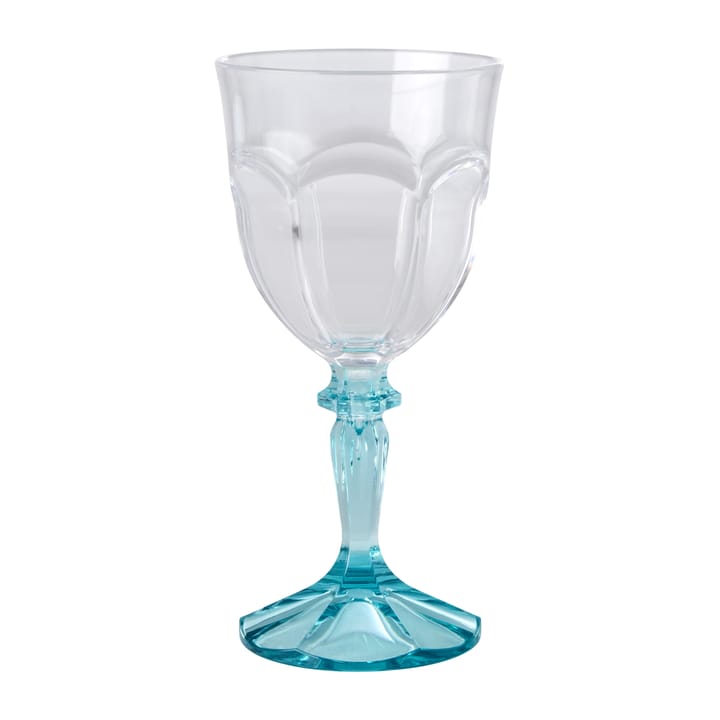 Rice Two Tone vinglass akryl 26,6 cl, Clear-mint RICE