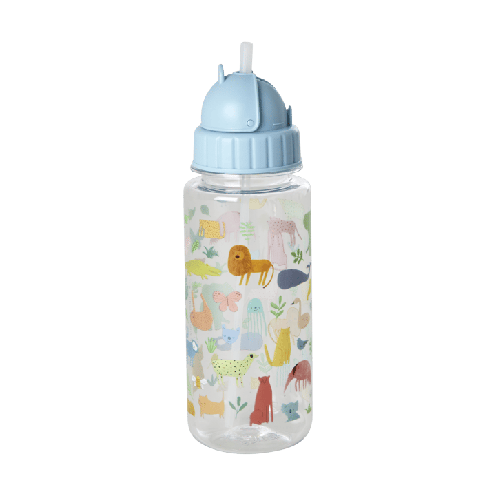 Rice vannflaske barn 45 cl - Sweet jungle Print-Soft blue - RICE