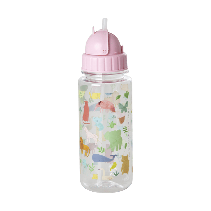 Rice vannflaske barn 45 cl - Sweet Jungle Print-Soft Pink - RICE