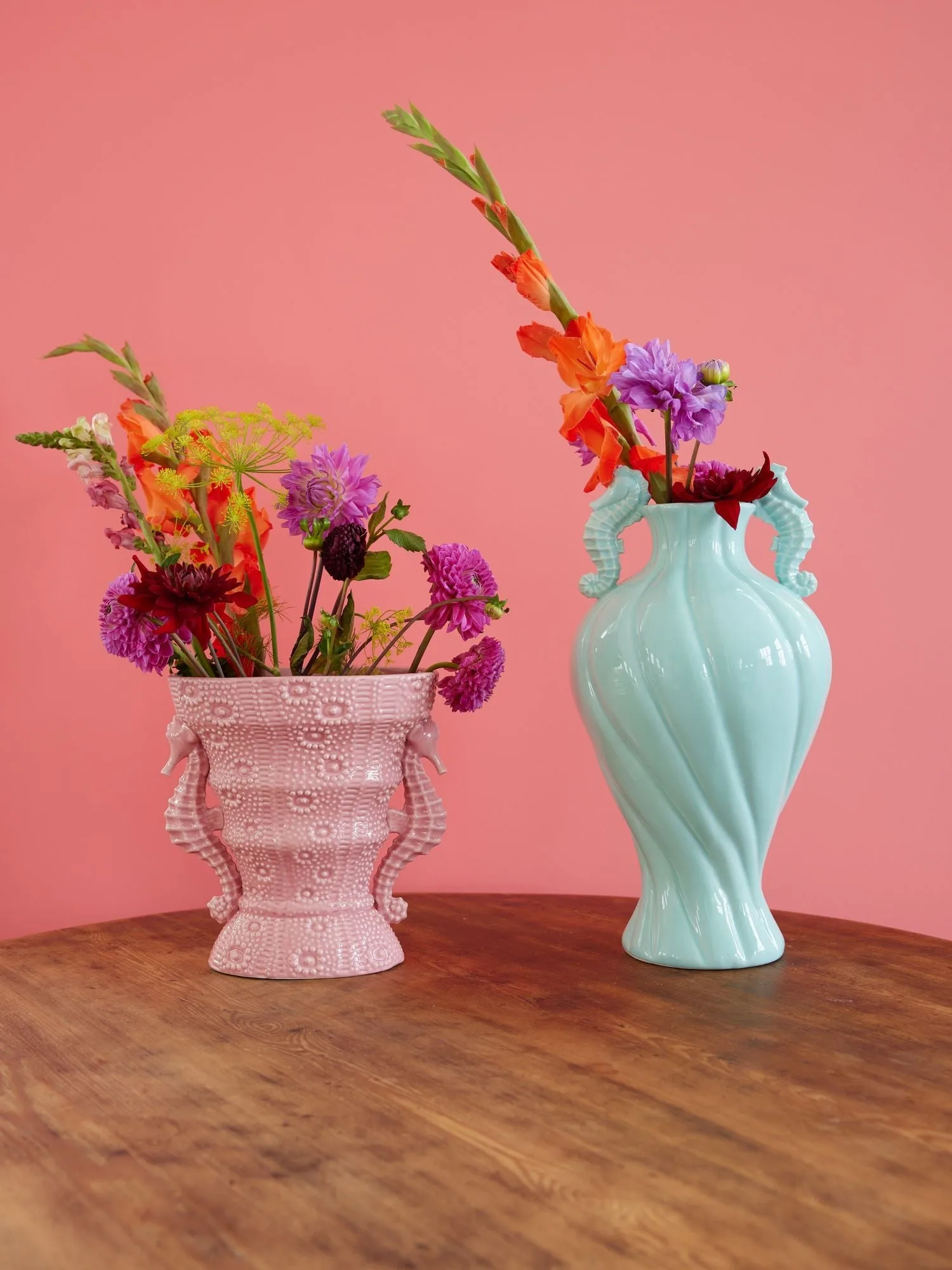 Rice vase Seahorse stor 25 cm, Pink RICE