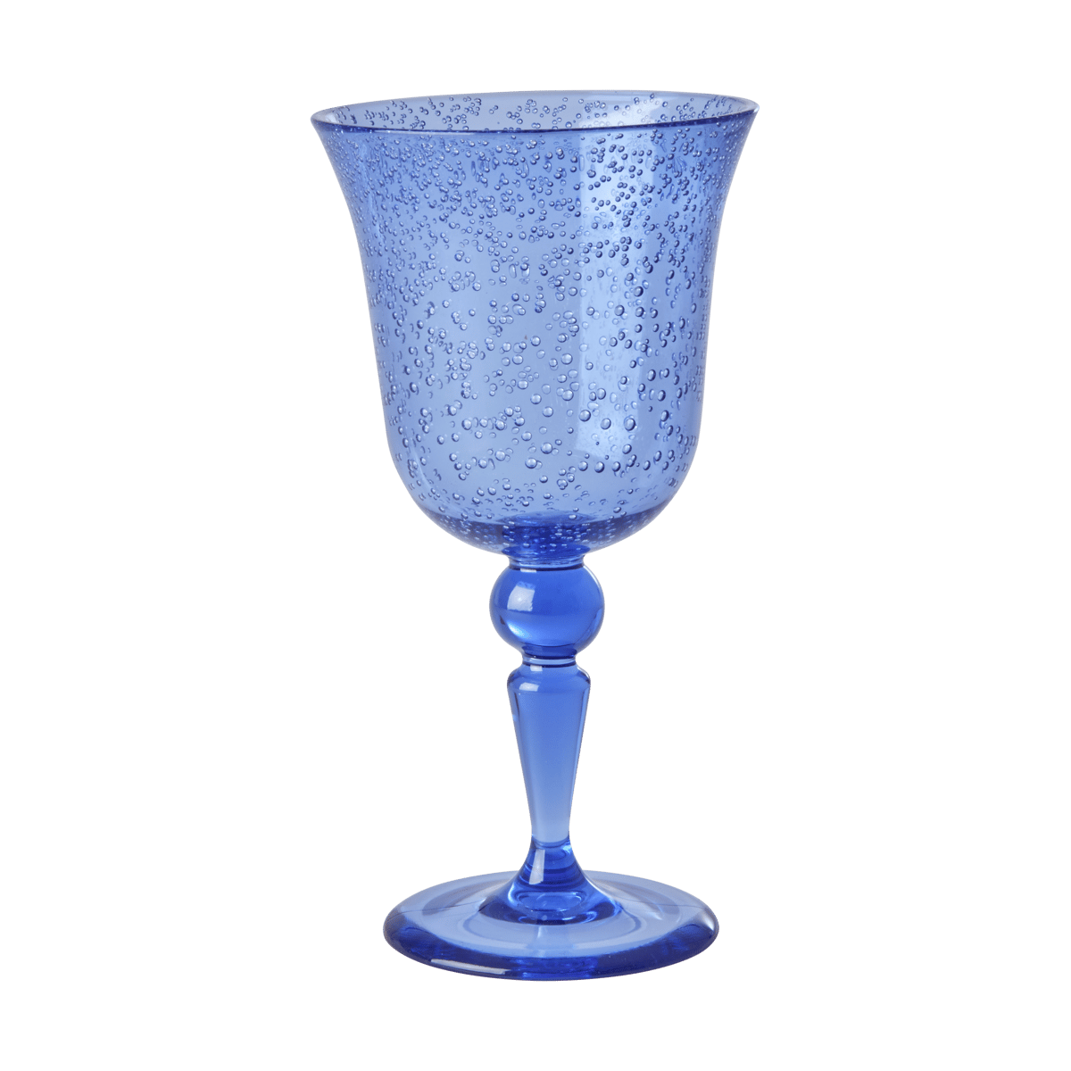 Rice vinglass bubble design 36 cl Blue | Skandinavisk Design | Vinglass | Blå