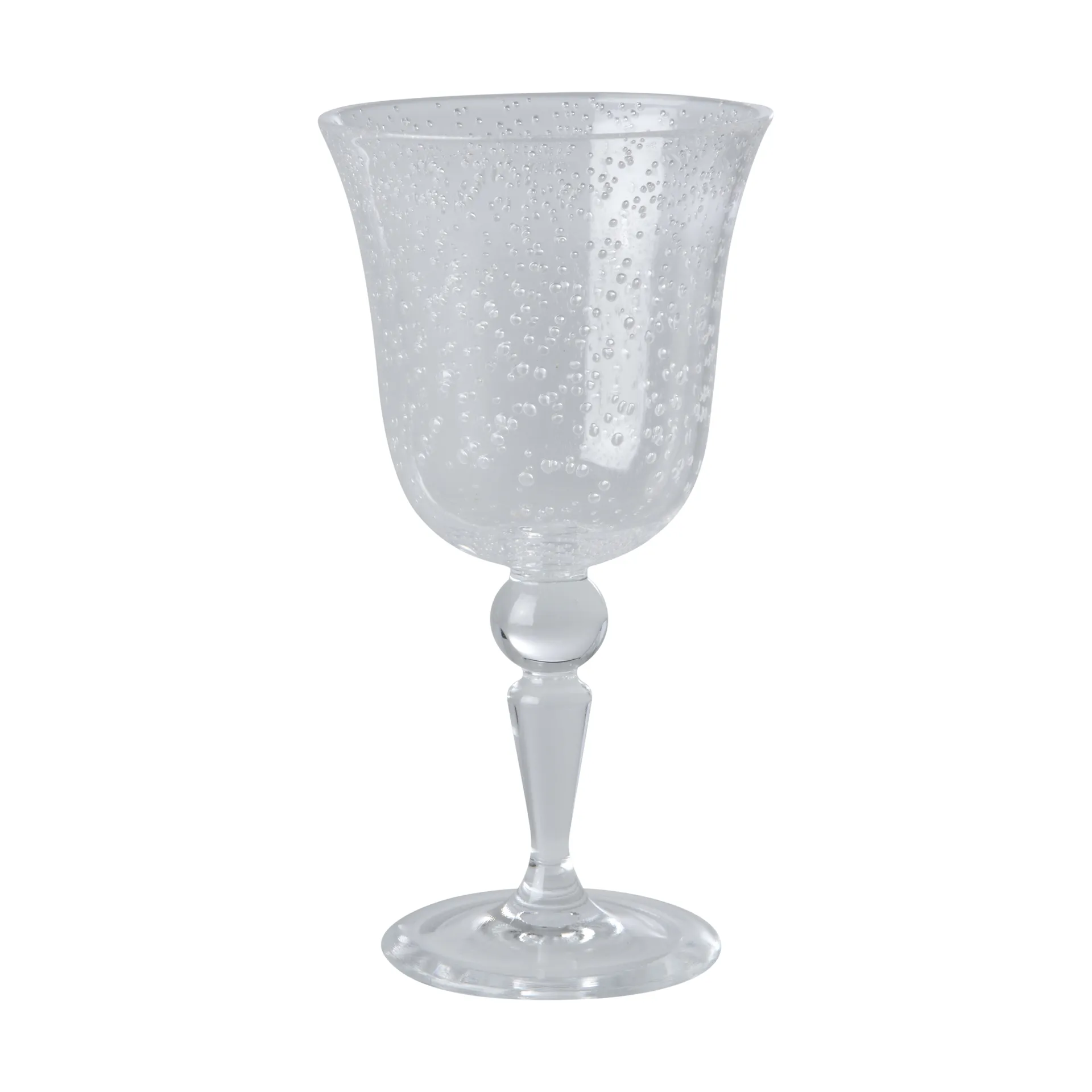 Rice vinglass bubble design 36 cl, Clear RICE