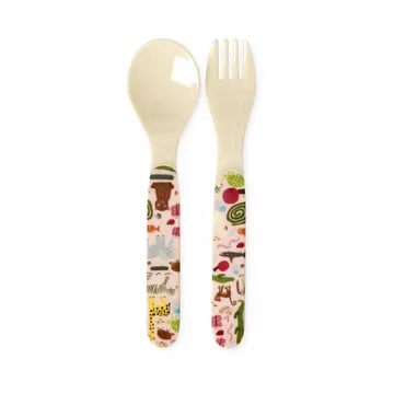 Rice Wildlife barnebestikk 2 deler - Pink - RICE