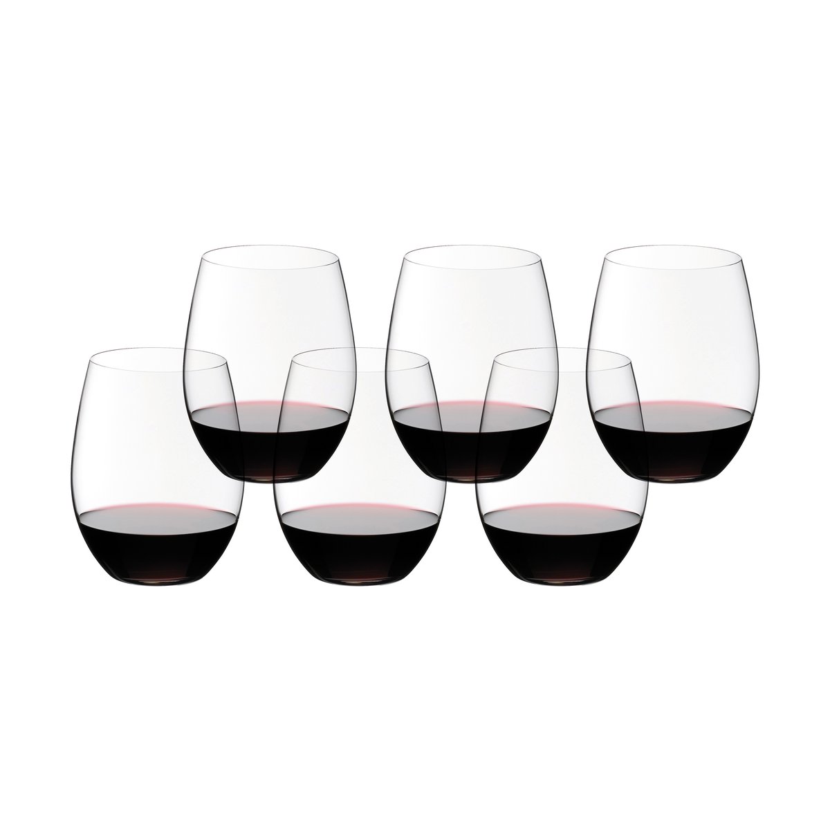 O Wine Tumbler Cabernet/Merlot vinglass 6-pakning 20-årsjubileum