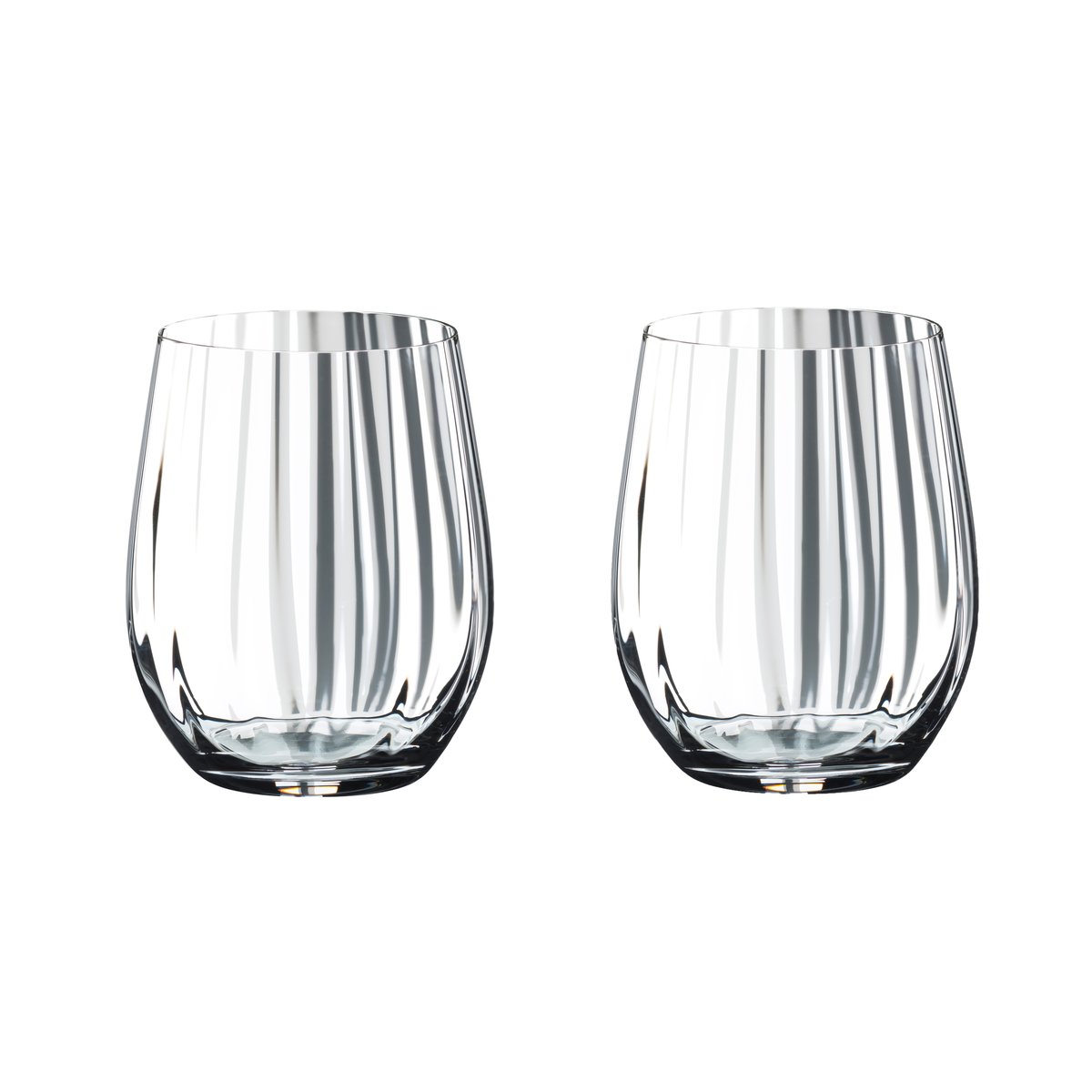 Riedel Optical O whiskyglass 2-stk. 34,4 cl | Skandinavisk Design | Gjennomsiktig