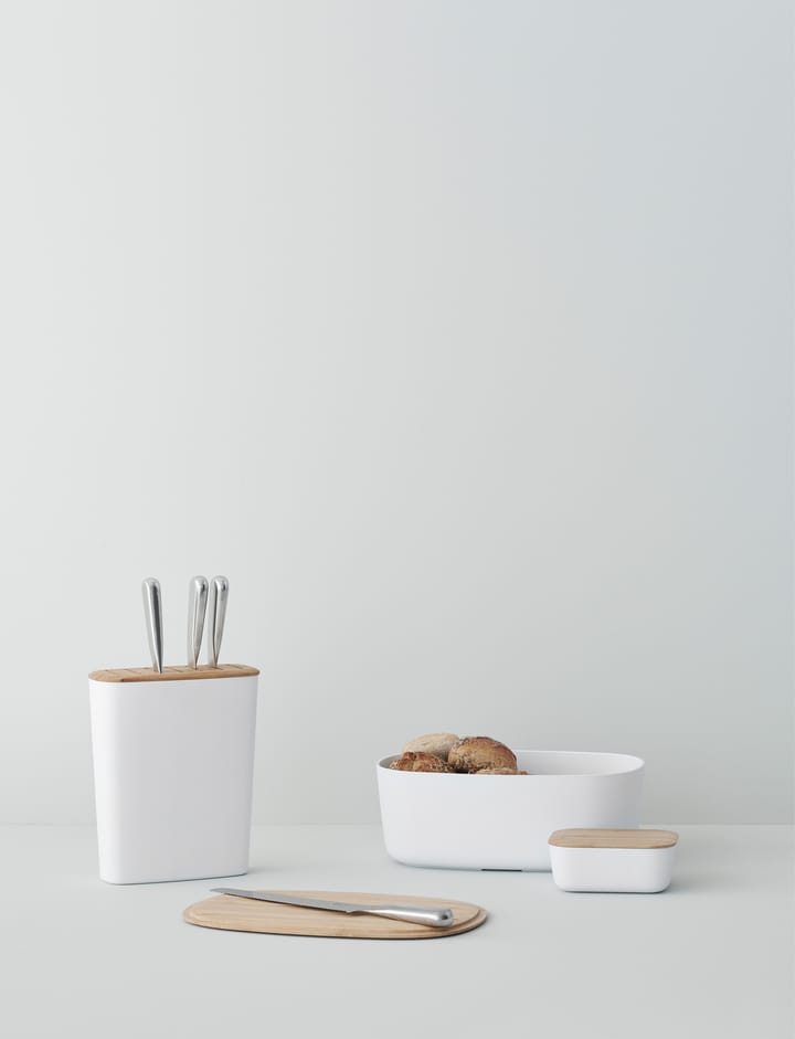 BOX-IT brødboks 22,5x34,5 cm, hvit RIG-TIG