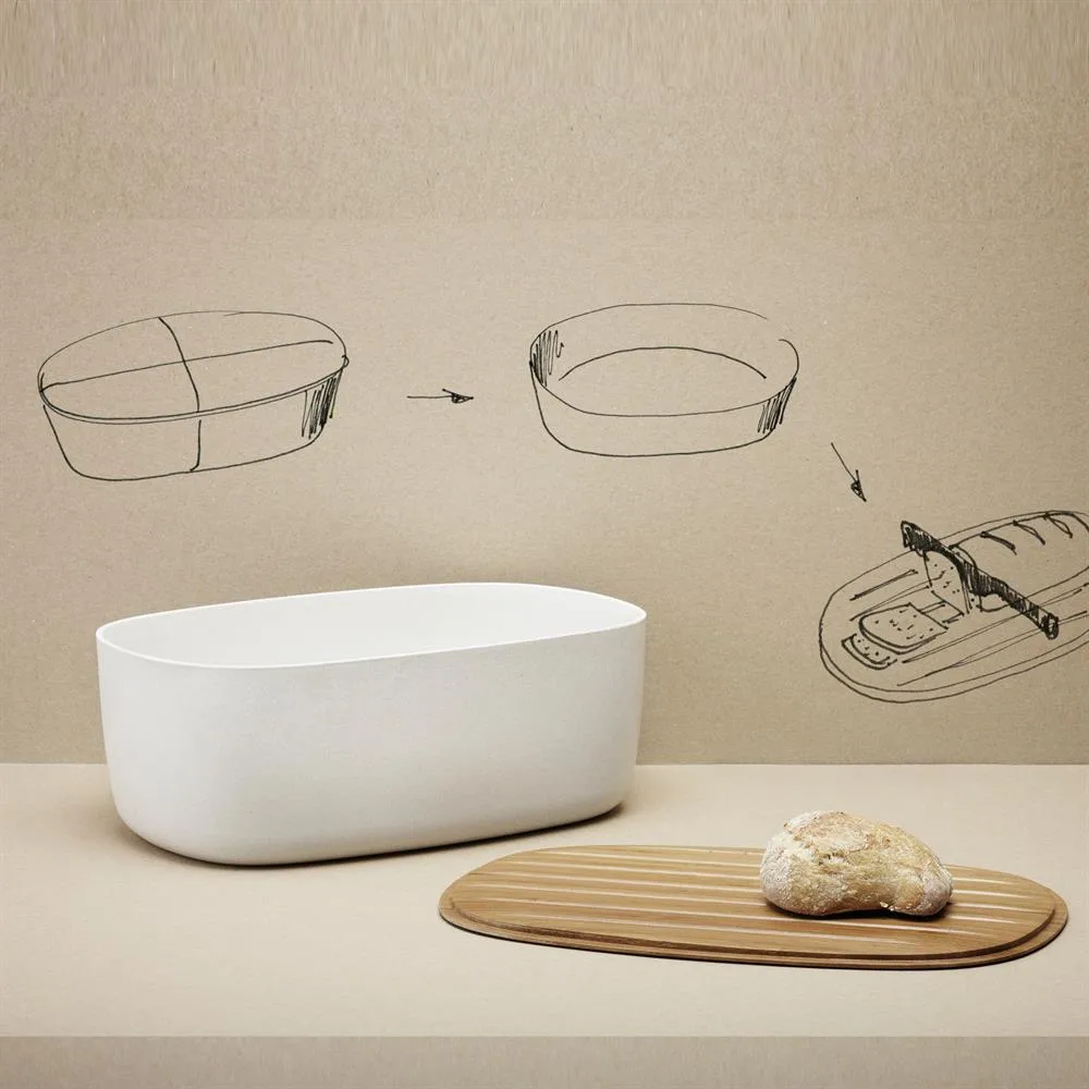 BOX-IT brødboks 22,5x34,5 cm, hvit RIG-TIG