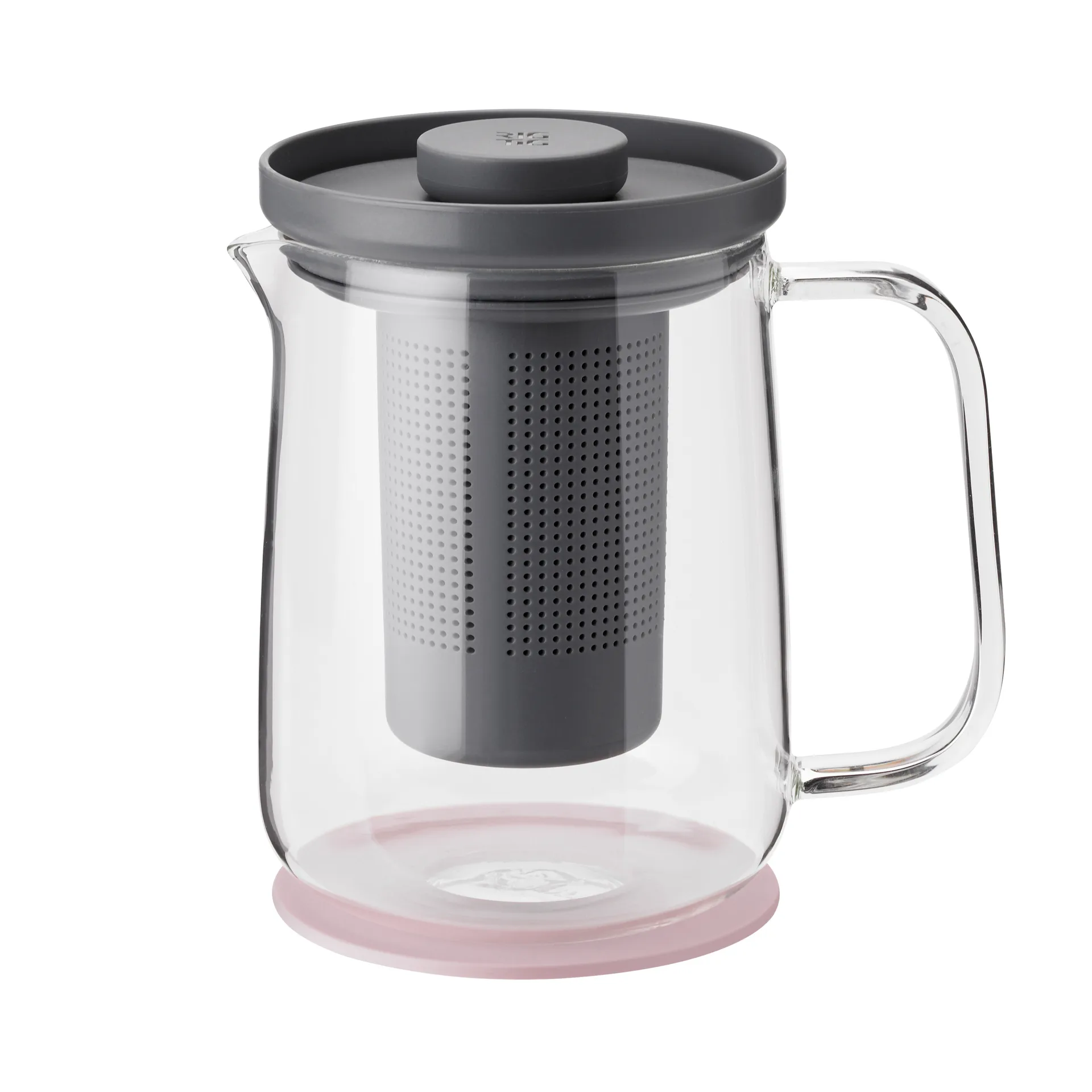 Brew-It tepresse 0,7 L, Grå-rosa RIG-TIG