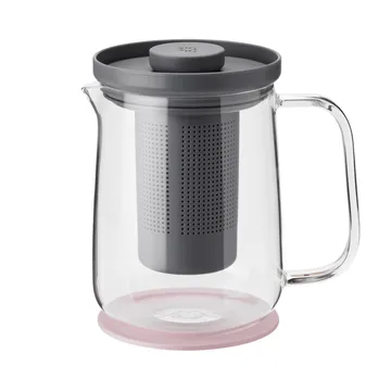 Brew-It tepresse 0,7 L - Grå-rosa - RIG-TIG