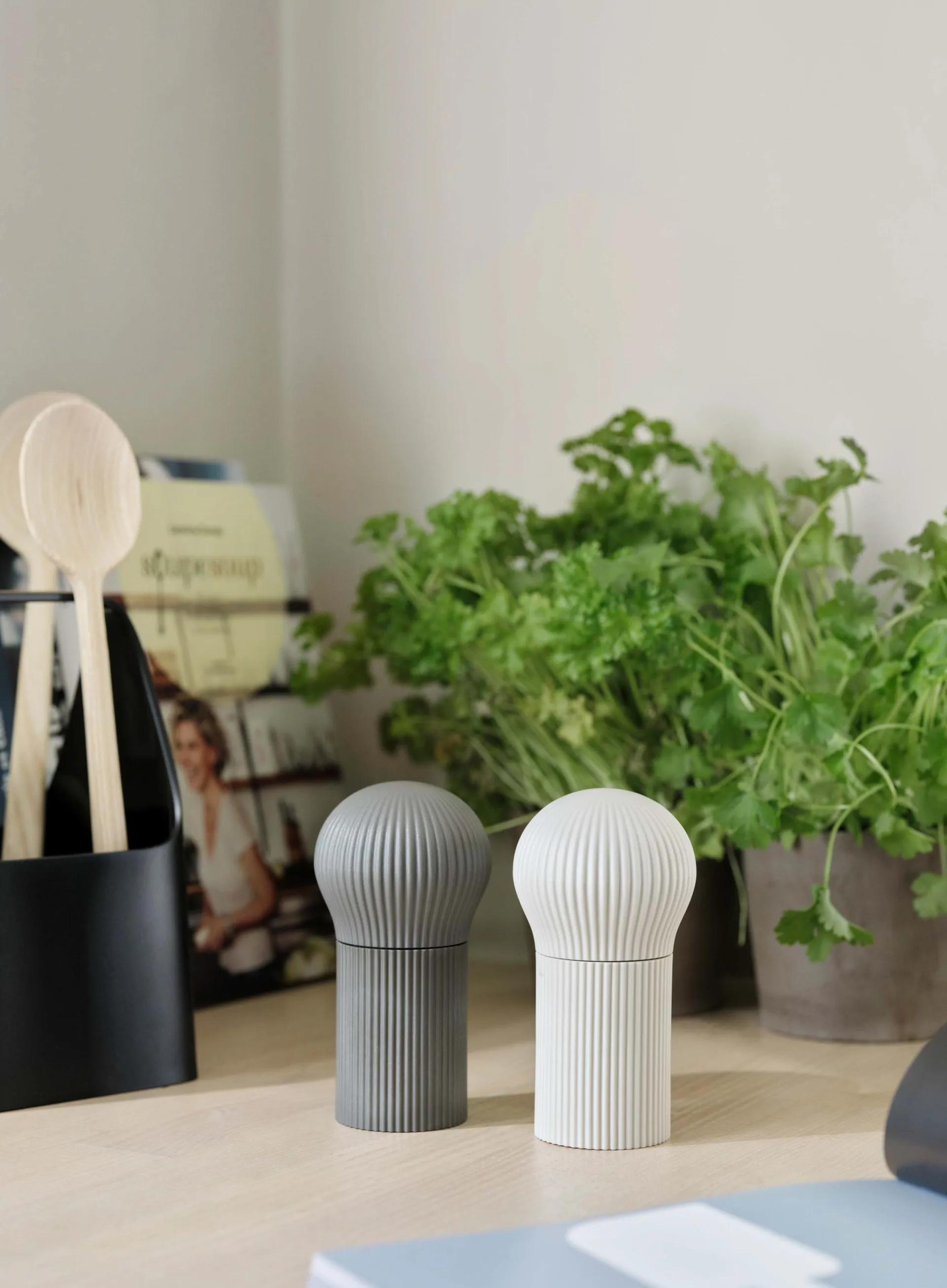 CHEFFY salt-/pepperkvern 12,5 cm, Grey RIG-TIG