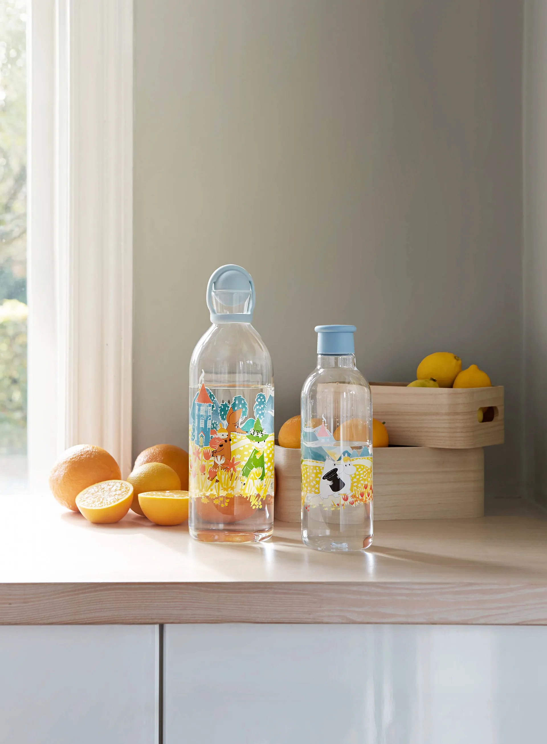 COOL-IT Mummitrollet vannkaraffel 1,5 liter, Sky RIG-TIG