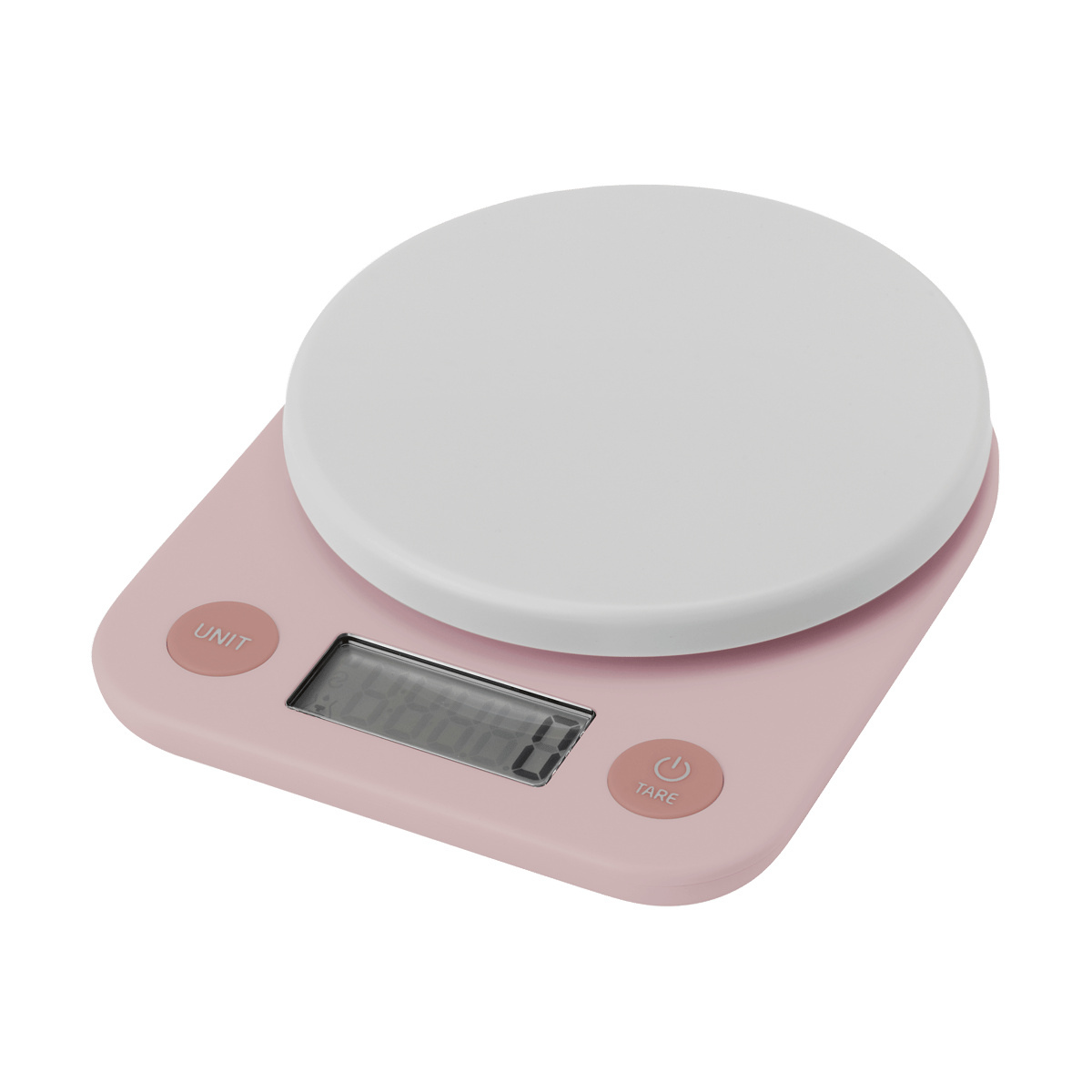 RIG-TIG FOODIE kjkkenvekt Light Rose | Skandinavisk Design | Rosa