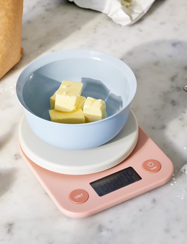 FOODIE kjøkkenvekt, Light Rose RIG-TIG